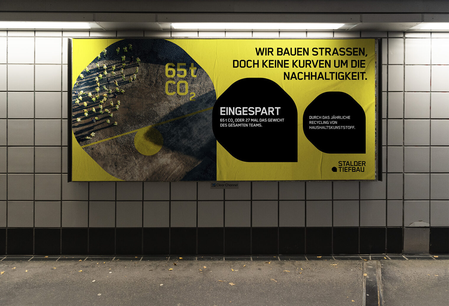 Plakatgestaltung Unterführung Luzern